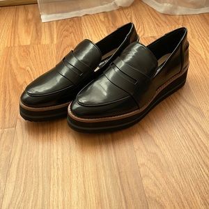 Black Lord and Taylor Platform Loafers